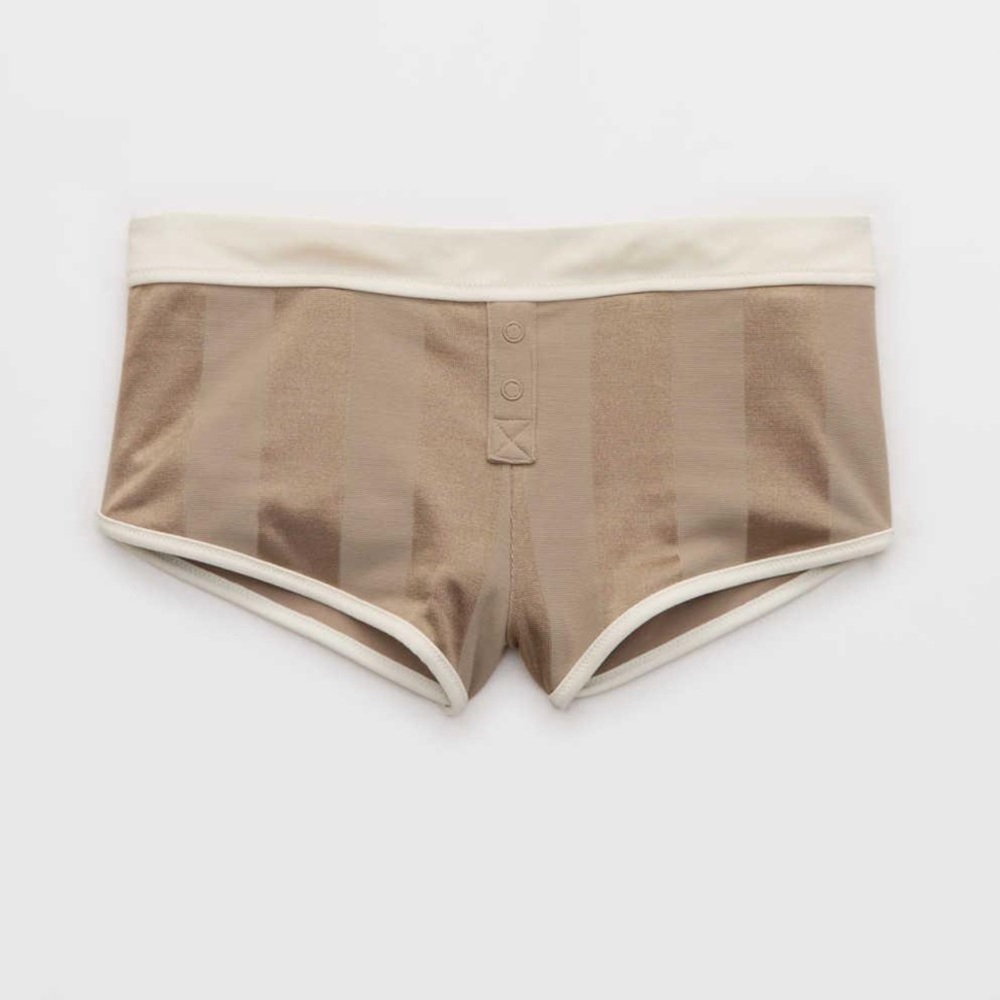 NWT Aerie Shine Cheeky Boyshort Bikini Bottom - Picture 5 of 12